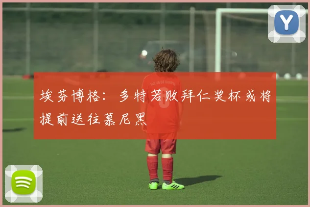 埃芬博格：多特若败拜仁奖杯或将提前送往慕尼黑